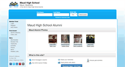 Desktop Screenshot of maudhighschool.com