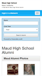 Mobile Screenshot of maudhighschool.com